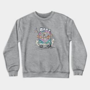 Love Bluegrass Foxes Crewneck Sweatshirt